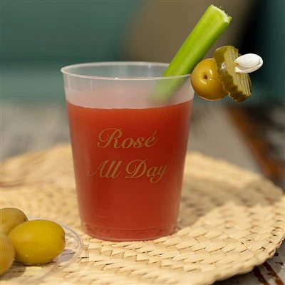 16-uncjowe mrożone kubki plastikowe